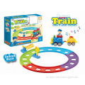 B/O railway train toys,electric cartoon railway with music